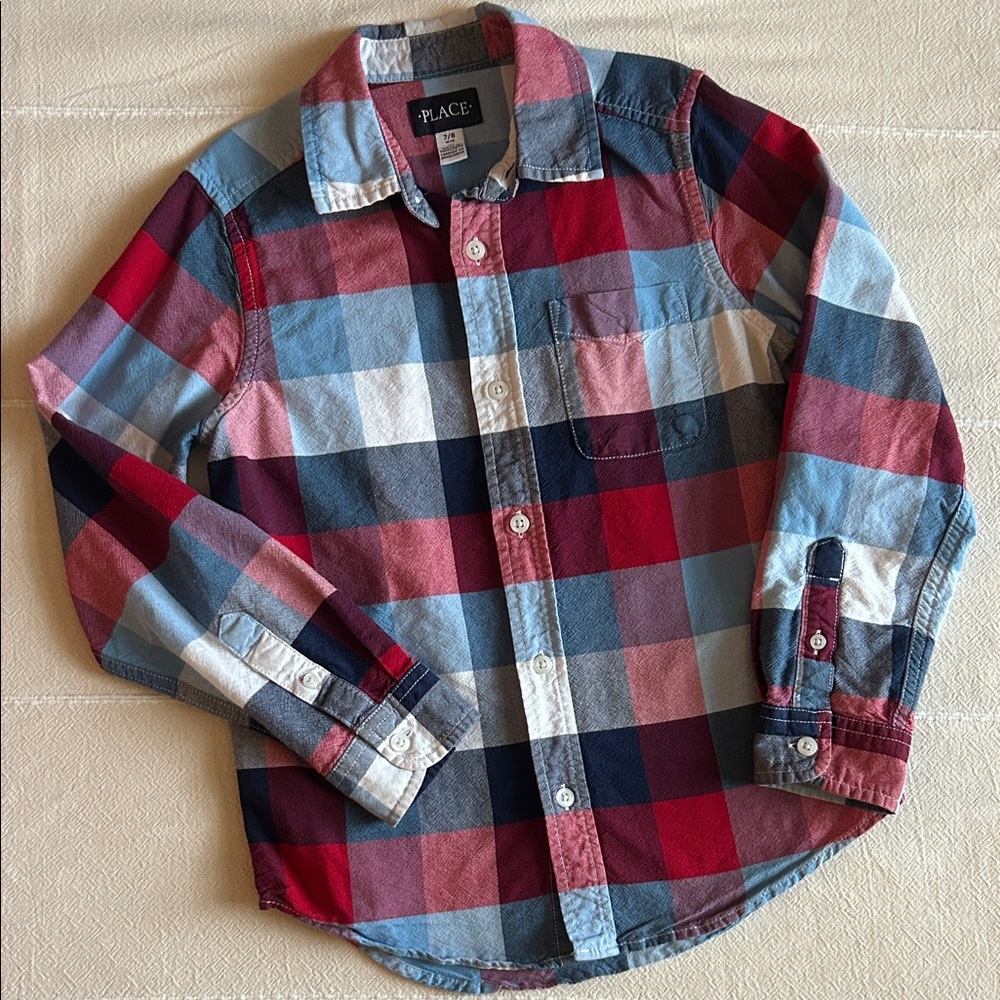Place Multicolor Plaid Shirt